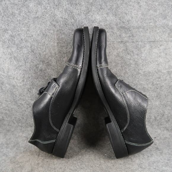 Sandro Moscoloni Shoes Mens 10.5 Derby Oxford Dress Leather Black Cap Square Toe main image 10